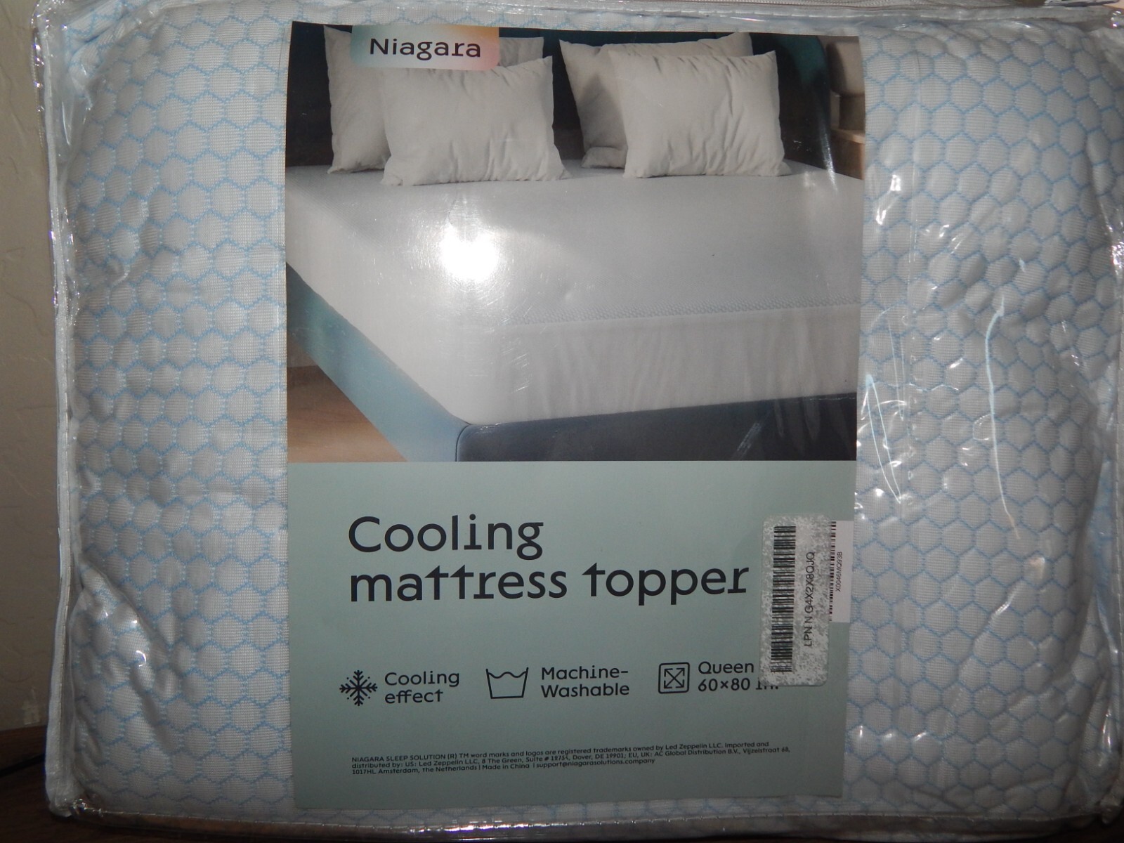 Niagara Cooling Mattress Topper ~ size Queen