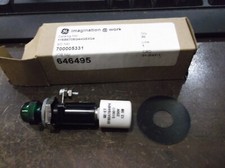 NIB GE 116B6708G44G53G4 INDICATING LAMP GREEN (WL2-1)