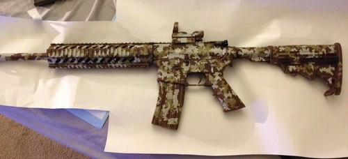 Digital Camo Vinyl Kit HUGE 24"x 26" Camouflage Stencil Duracoat Cerakote - Picture 4 of 8