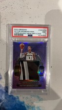 2023-24 Obsidian Victor Wembanyama Unbreakable Purple Flood Patch RC /49.   PSA9