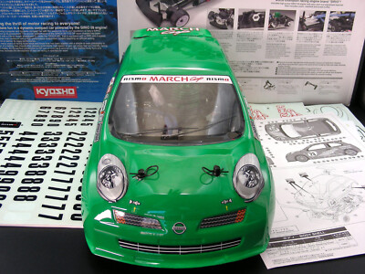Vintage Kyosho SPADA 09L Nissan March Cup Car w 2-Speed & Tuned