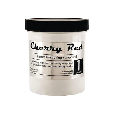 CHERRY RED TR-CHER-1 1 lb. Size Jar Surface Hardening Compound Hardening Compoun