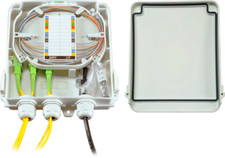 NEW Multilink FWP-8SC-12SP Fiber Optic Wall Mount Splice Enclosure