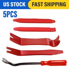 5x Car Door Trim REMOVAL Tool Pry Panel Dash Radio Body Clip Installer Kit Set