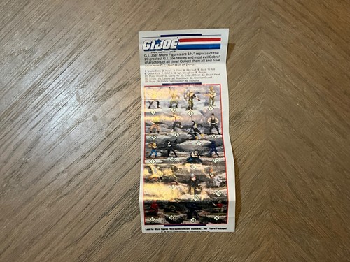 Gijoe arah 1988 MICRO FIGURE offerta brochure P/N 402920.00A - Foto 2 di 3