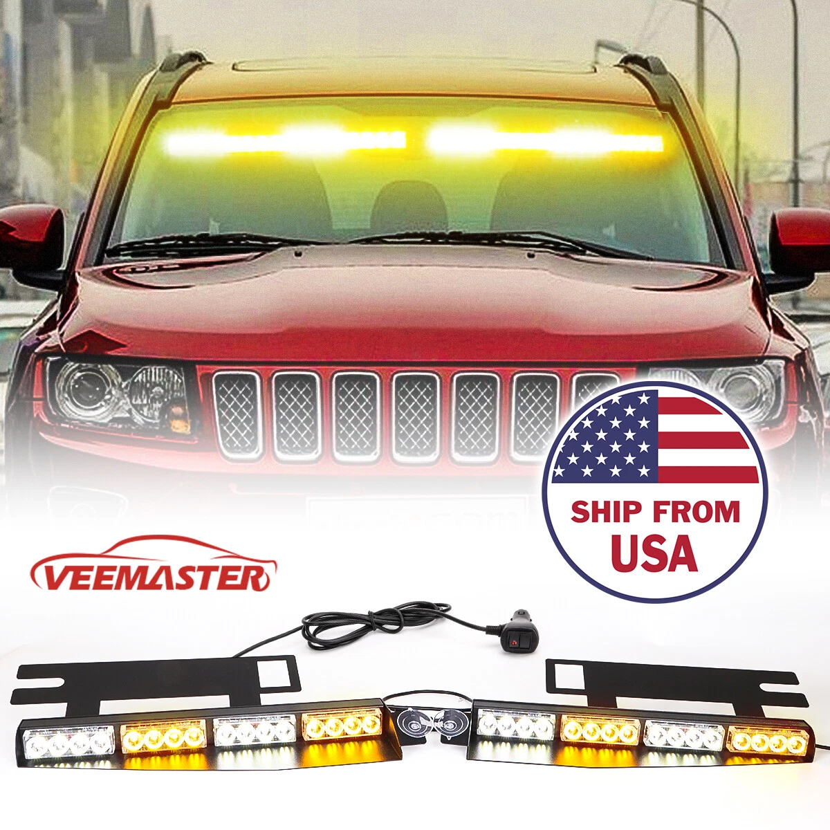 Emergency flashing sale lights for vehicle