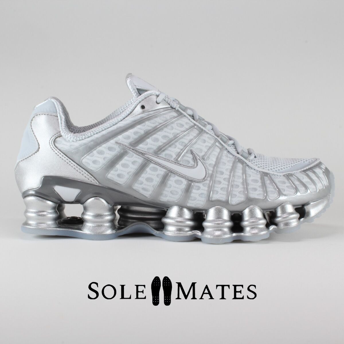 Nike Shox TL 'White Pure Platinum' AR3566-003 Men's Size 8.5 Nike Shox TL 'White Pure Platinum' AR3566-003 Men's Size 8.5