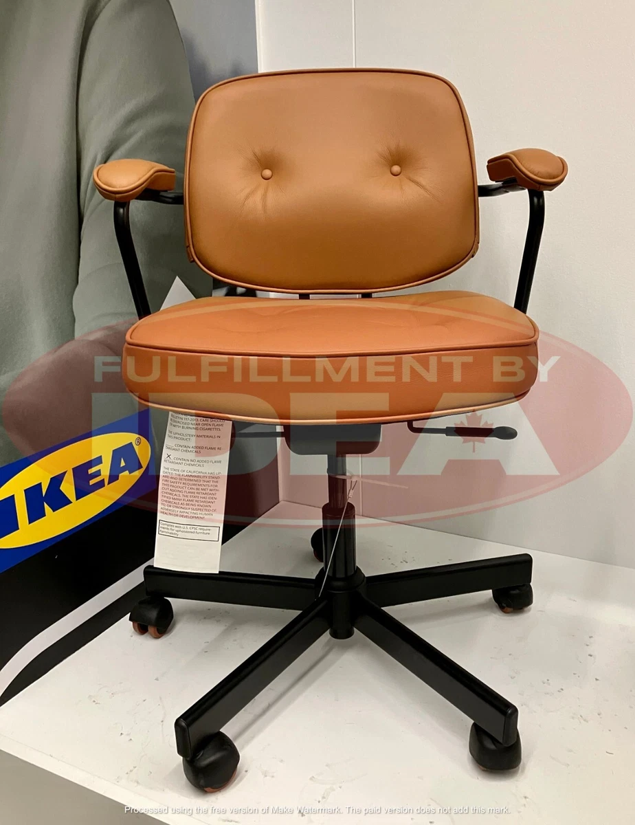 Brand New IKEA ALEFJALL Grann Golden Brown Office Chair 704.199.85