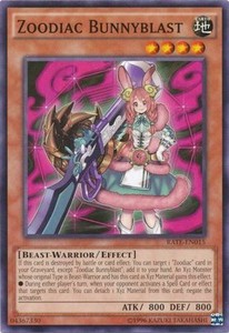 Zoodiac Bunnyblast - RATE-EN015 - Common - Unlimited Edition x3 - Near Mint
