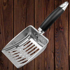 Stainless Steel Cat Litter Scoop Metal Medium Cat Litter Scoop Sturdy Mesh Scoop