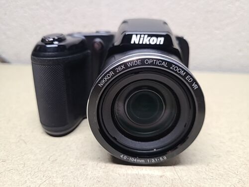 Cámara digital Nikon COOLPIX L330 20,2 MP - negra con zoom óptico 26x - Imagen 3 de 10