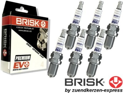 BRISK Premium EVO DR17SXC 1899 Zündkerzen, 6 Stück by Zuendkerzen-Express