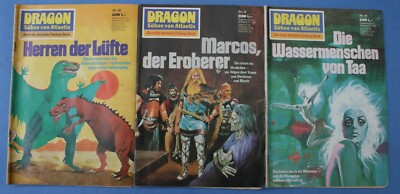 Fantasy - Dragon Söhne von Atlantis - 3 Hefte - Nr. 16-18 - Gelesen