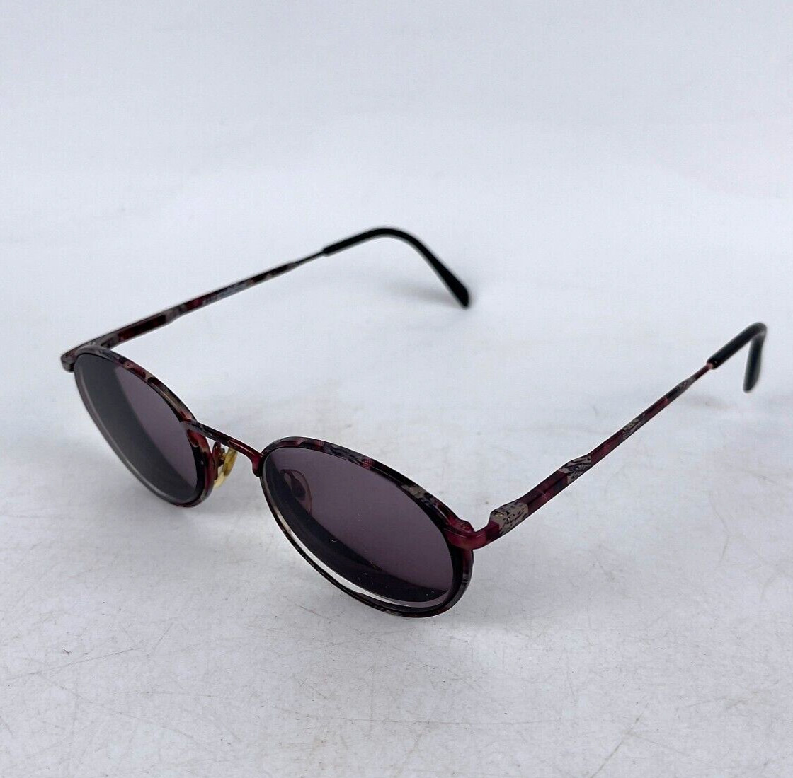 Liz Claiborne LC101 BUR Brille Brillengestell Damen Braun Tie Dye Rund 48-18-140