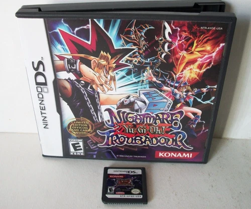 Yu-Gi-Oh Nightmare Troubadour Nintendo DS Authentic Game Cartridge Case Yugioh
