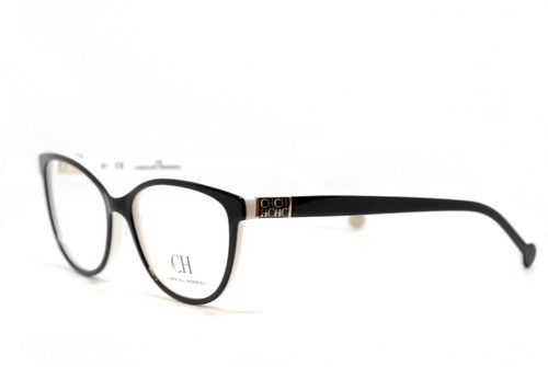 OCCHIALI DA VISTA CAROLINA HERRERA VHE720 0943 (NERO+BIANCO) | eBay