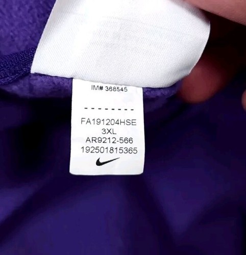 Kansas State Wildcats Nike Dri Fit Team Issue On Field Warm Up Jacket Mens 3XL - Picture 8 of 8