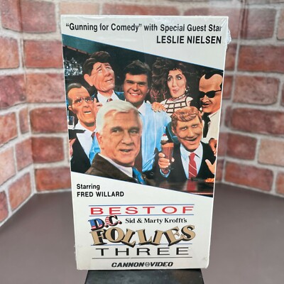 Best of Sid & Marty Kroft's D.C. Follies Three VHS. Rare. Brand New Sealed.