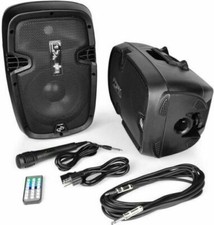 Pyle PPHP849KT 8" 700W Active  Passive PA Speaker System Kit