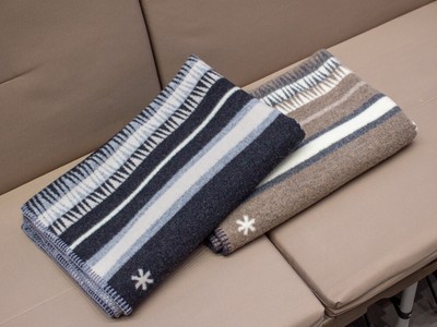 Snow Peak PENDLETON Blanket Brown Charcoal Camping Outdoor Rectangle made in USA