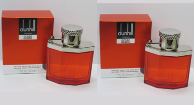 DUNHILL DESIRE EAU DE TOILETTE FOR MEN NATURAL SPRAY 1.7 OZ BOXED (LOT OF 2)