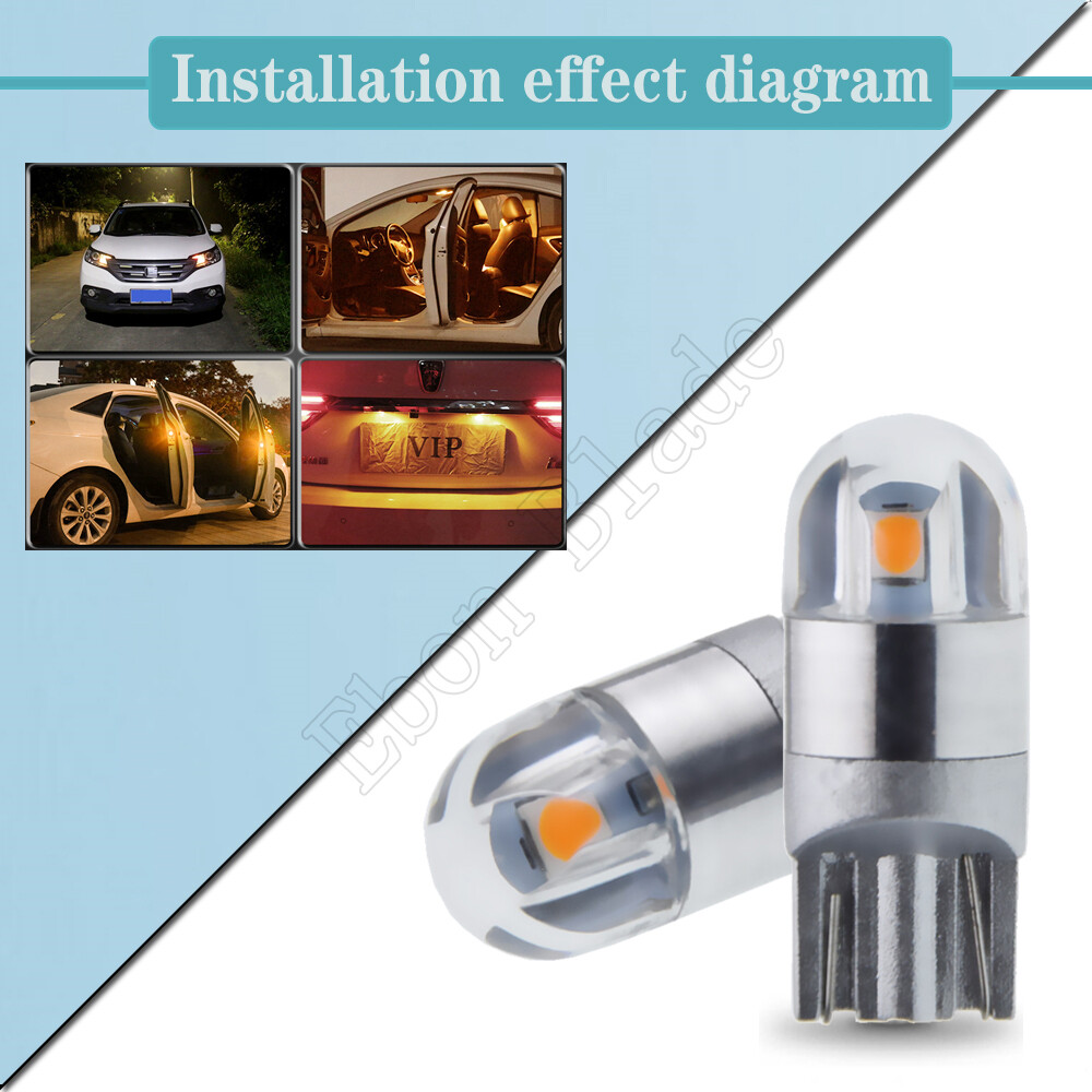 Speed Daddy 5-SMD LED Amber Bulb – T10 W5W 194 360 – For Auto Interior/Dome Lights (Single) - View #3