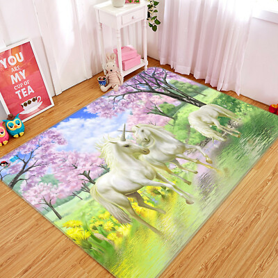 3D Unicorn River ZHUA223 Game Non Slip Rug Mat Photo Carpet Zoe