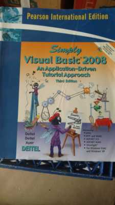 9780137156474  Simply Visual Basic 2008: International Version: An Application-D