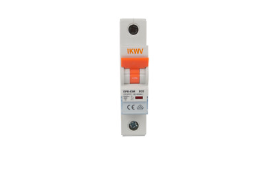 Leitungsschutzschalter EPB-63M 1P C25A, Sicherungsautomat MCB VDE geprüft