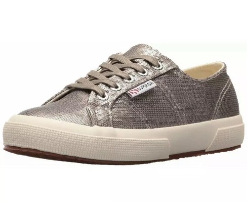 Superga Sneaker de mujer 2750 microsequinsw, bronce talla 6 - Imagen 9 de 9