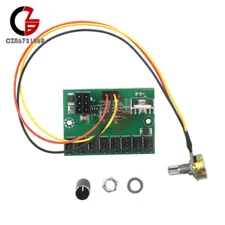 4-Way/8-Way High Power Fan Governor Chassis Case Fan Speed Controller 6-Pin 12V