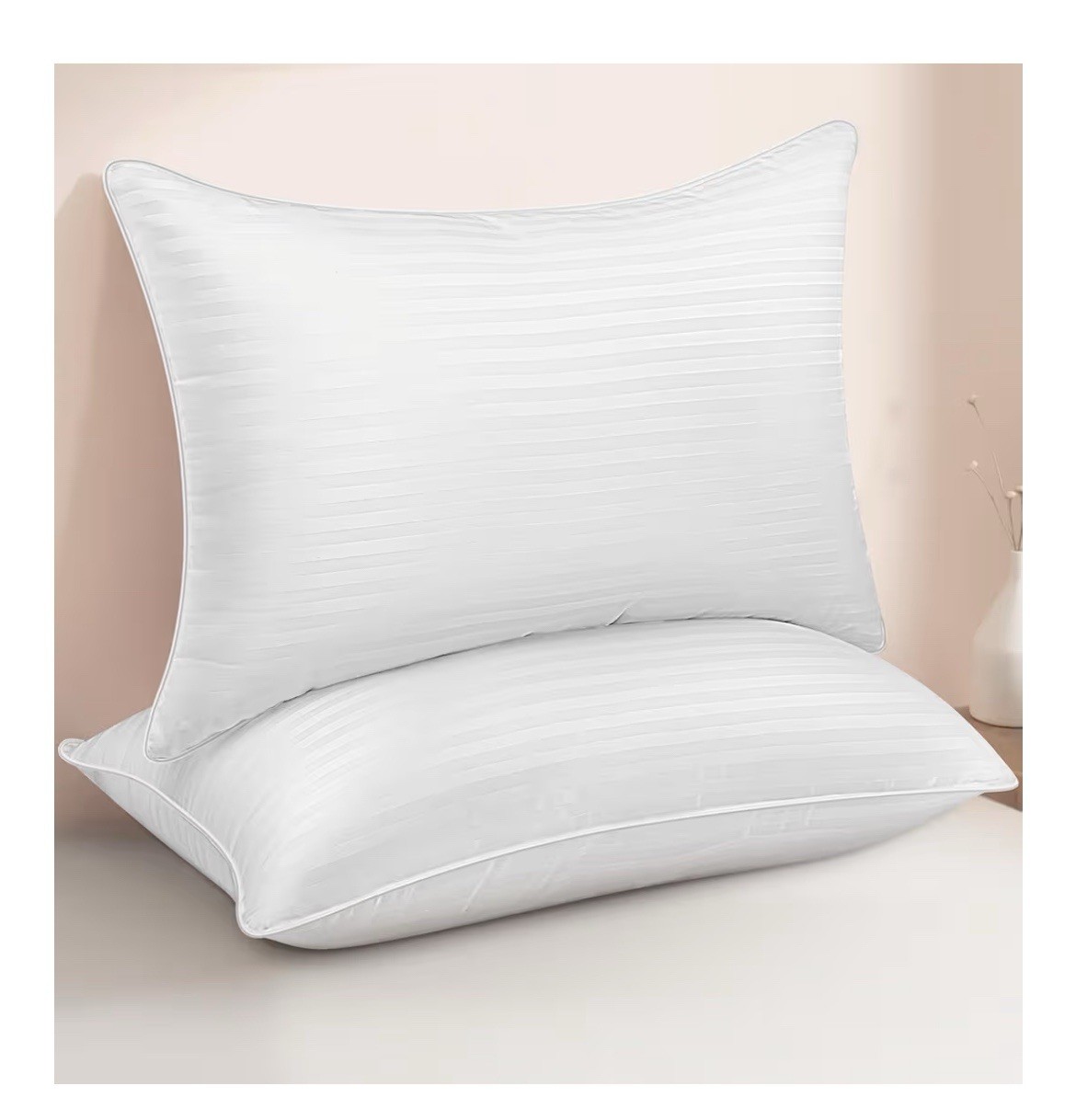 Cozy Dream CD-GP002 20in. x 30in. White Pillow - 2 Pieces