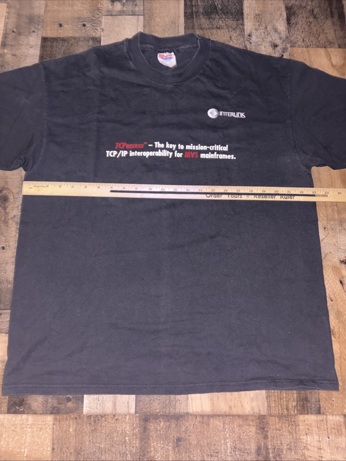 Vtg Y2k Tech Interlink Computer Science Mens T-Sh… - image 6