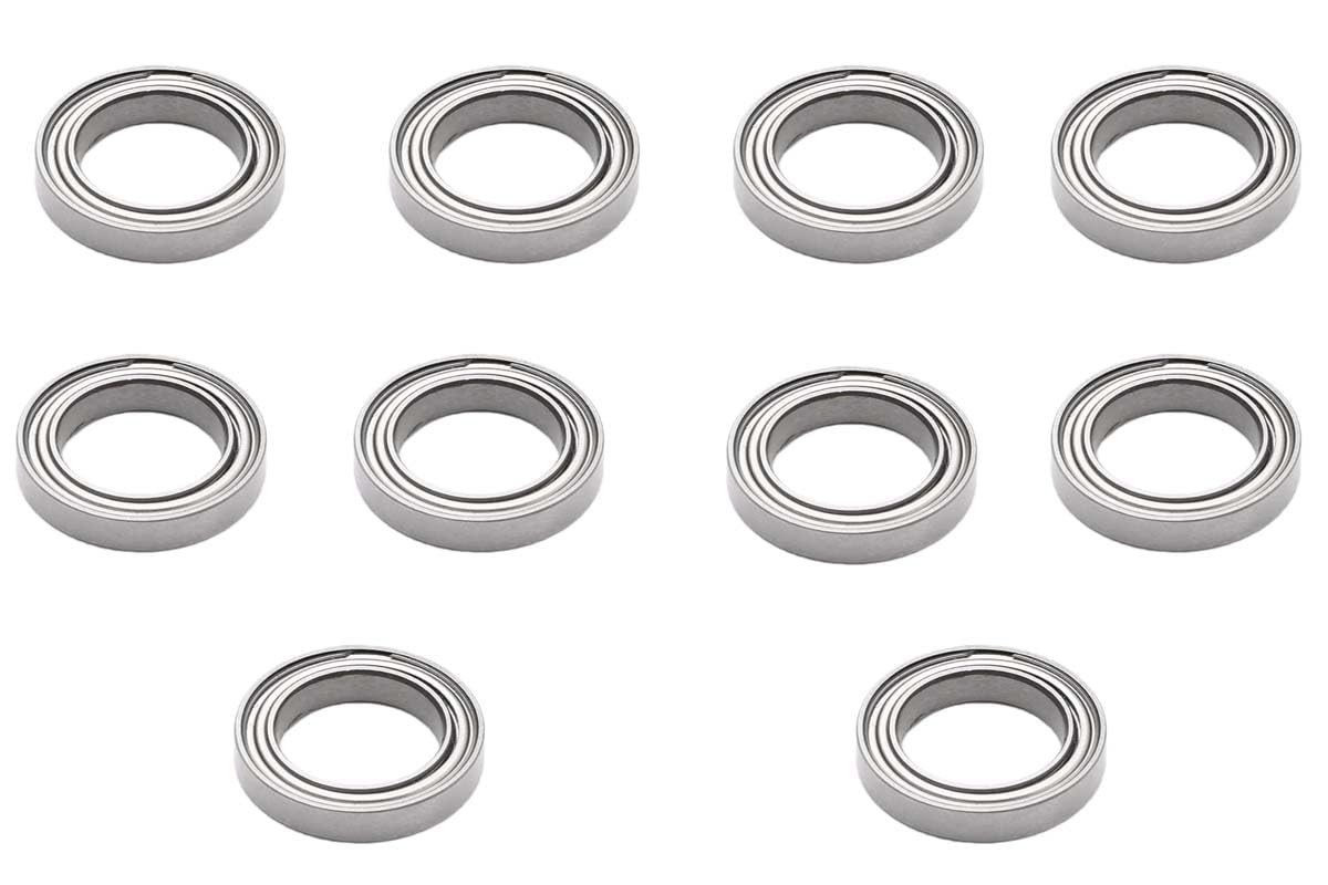 FAGEGFA 10pcs 6700ZZ Bearing 10x15x4MM High Speed Motor Water 6700ZZ, Silver