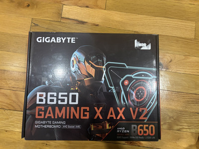 Gigabyte B650 Gaming x AX V2 AM5 LGA 1718 ATX DDR5 Wi-Fi Motherboard