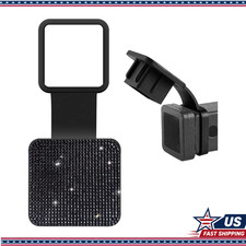 Rubber Trailer Hitch Cover 2 Receivers - Blackcolor Black