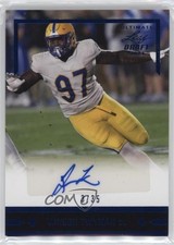 2021 Leaf Ultimate Draft 1991 Rookie Navy 3/35 Jaylen Twyman #GLR-JT1 Auto qf8