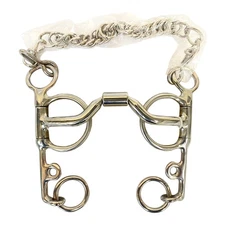 HILASON Pelham Forward Low-Ported Bit Stainless Steel | Horse Bits Western