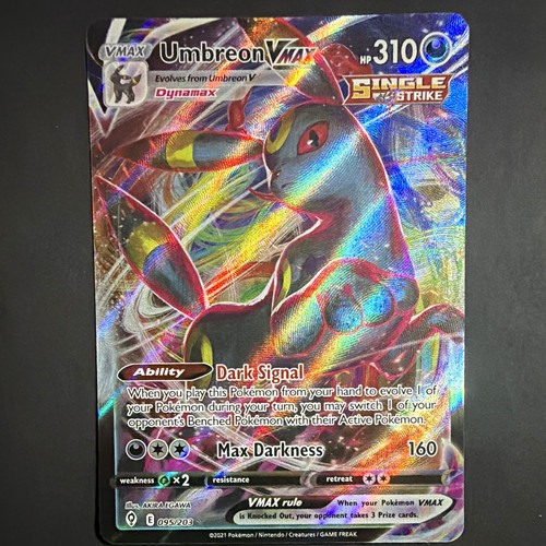 The Pokémon Company Umbreon VMAX full Art 95/203 Evolving Skies Holo