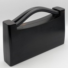 Shinichi Miyazaki Handcrafted Artisan Wood Japanese Inro Clutch Purse SIGNED