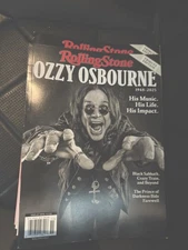 Ozzy Osbourne Rolling Stone Tribute Edition Magazine His Music Life Impact Vinyl