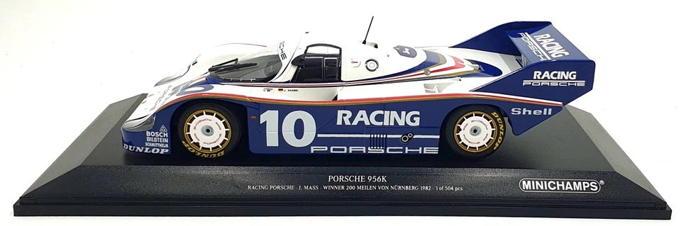 Minichamps 1/18 Diecast 155 826610 Porsche 956K J.Mass Nurnberg 1982 #10 - Image 4 of 4