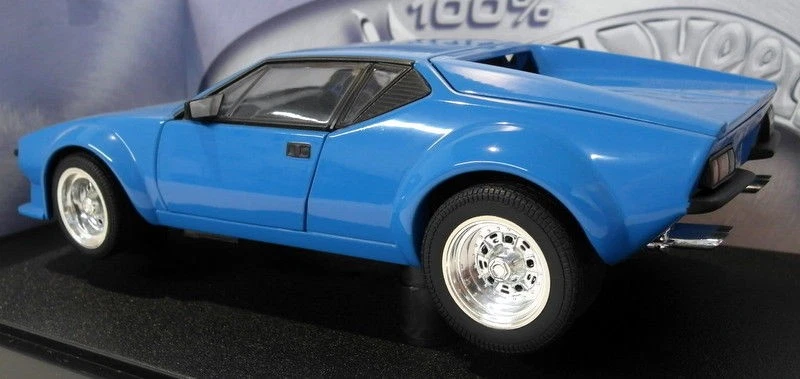 Hot Wheels 1/18 Scale Diecast 50424 - De Tomaso Pantera - Blue - Image 3 of 4