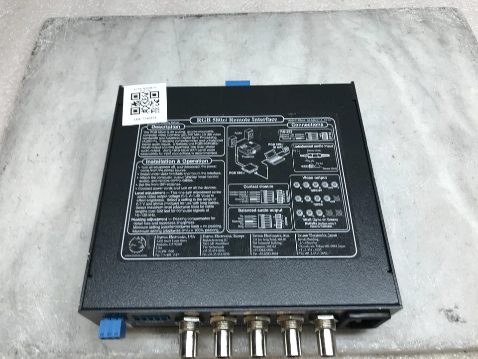 Extron RGB 580xi Architectural Remote Interface Audio/ADSP Tested Inc Pwr cable - Image 4 of 4