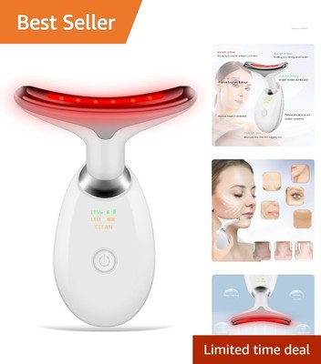 Sleek Portable Facial Beauty Device with 7 Color LED Lights for All Skin Types