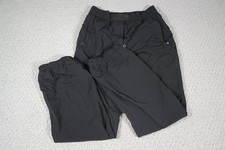 Vintage Obermeyer Snow Pants Womens 6 Black Ski Elastic Waist 00s 2390-02/03