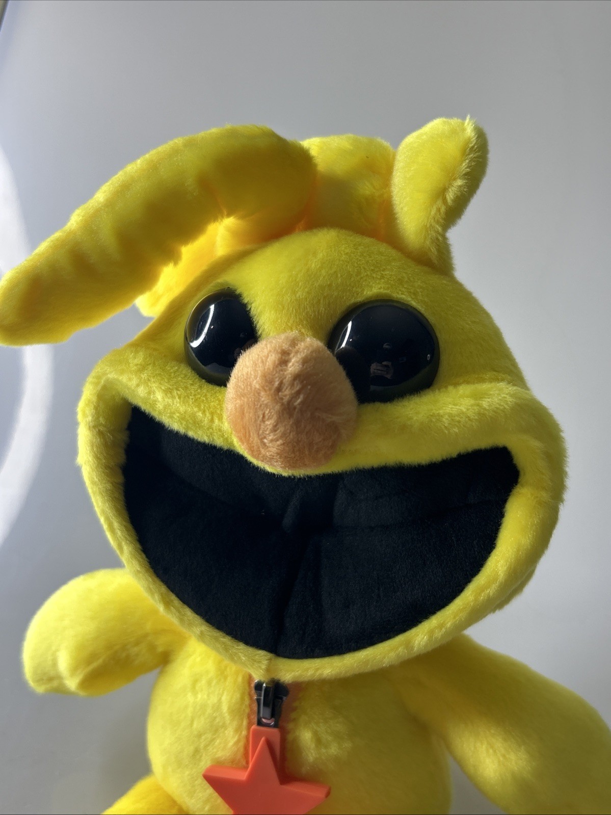 Poppy PlayTime Smiling Critters Kickin Chicken Plush With Zipper 14”