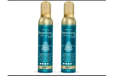 2x OGX BODIFYING BAMBOO FIBER Full Root Boosting Spray  Mousse Bamboo Fibers NEW