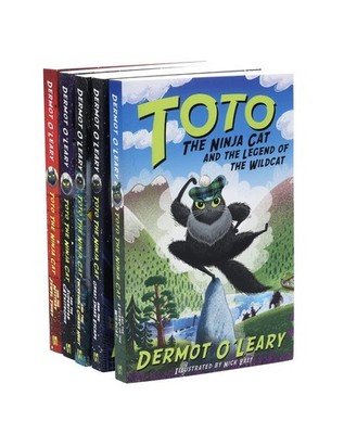 Toto the Ninja Cat 5 Books Collection Set By Dermot O Leary -Age 6-10 -Paperback