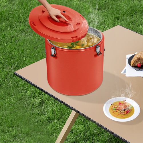 13.21Gal Insulated Soup Container Commercial Food Warmer Food Warmer & Cover - Picture 3 of 15